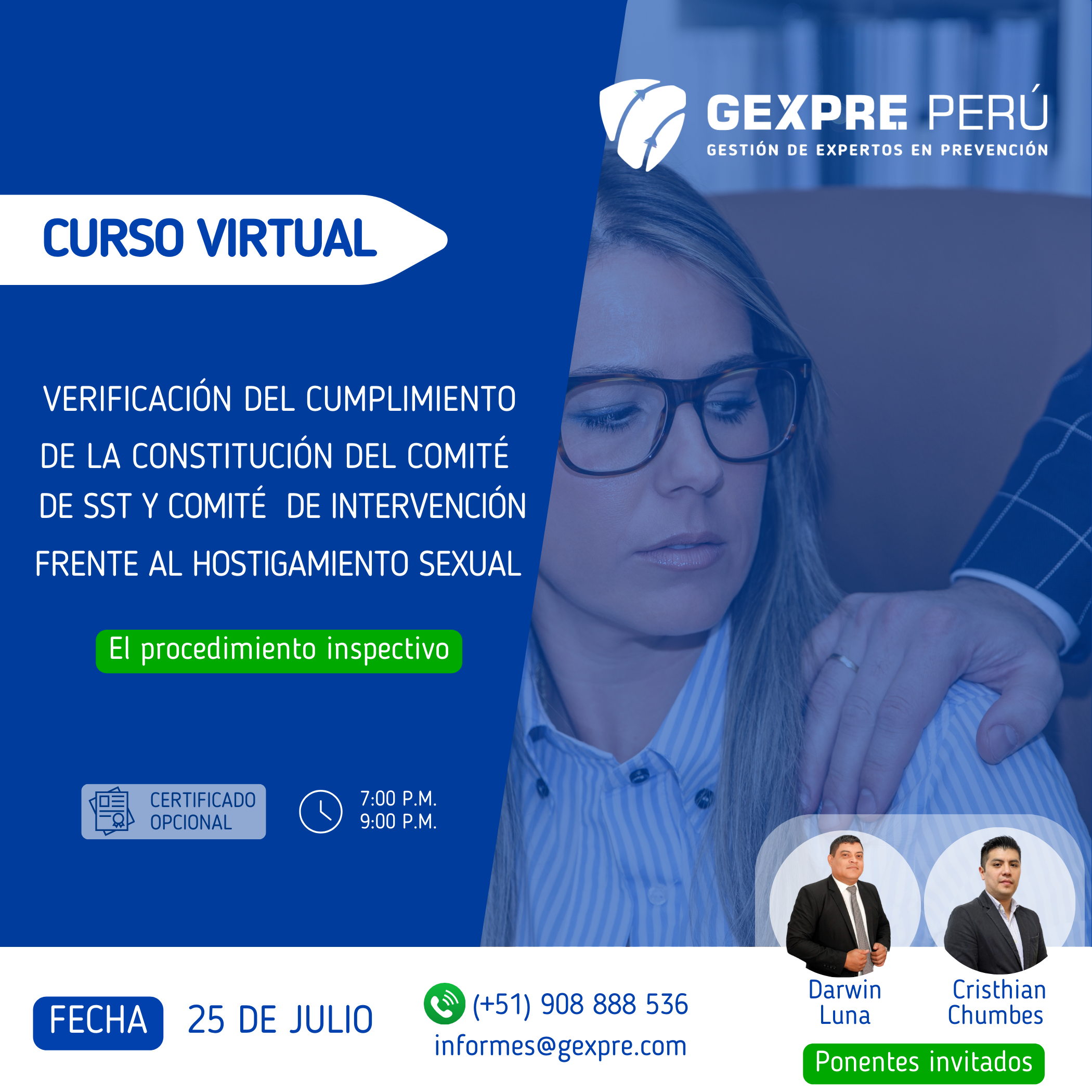 Comité de SST y Comité de intervención frente al hostigamiento sexual – El procedimiento inspectivo.