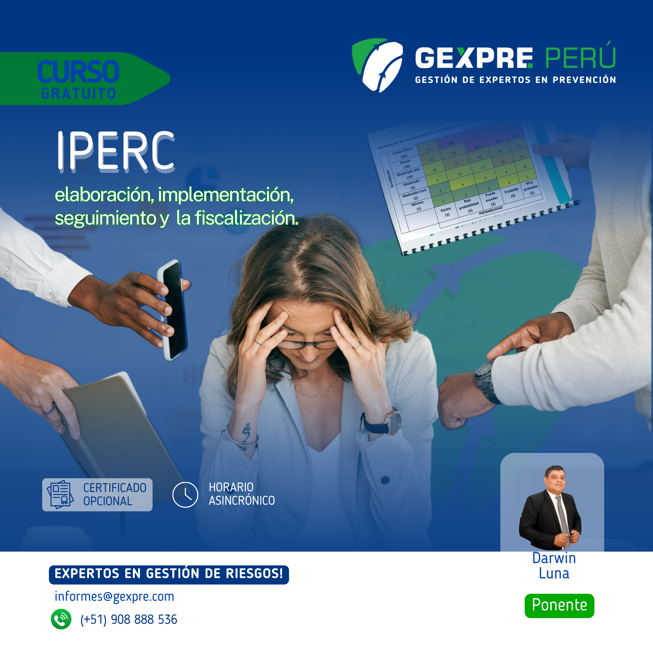 La IPERC: Elaboración, implementación, seguimiento y fiscalización